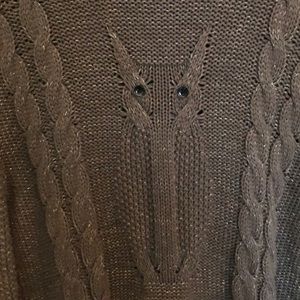 Pim & Larkin size M owl sweater